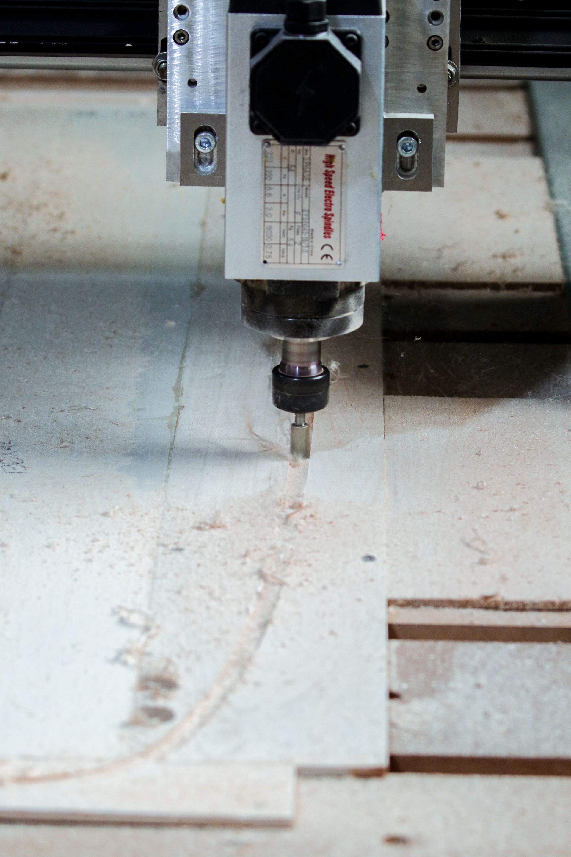 The machine does the arithmetic